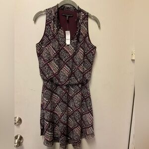 WHBM Maroon Dress Sz XS